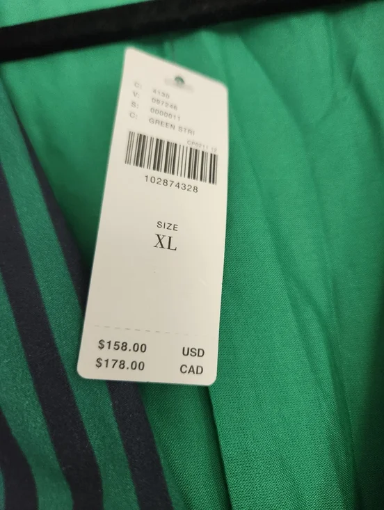 NWT ANTHROPOLOGIE The Tommie Long-Sleeve Smocked Front-Zip Mini Shirt Dress XL - Picture 7 of 7